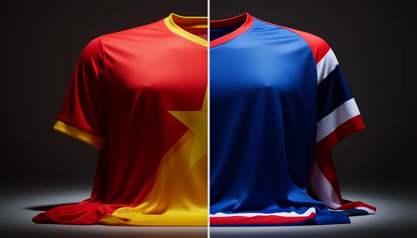 Đội tuyển bóng đá quốc gia Việt Nam vs Thailand - so sánh