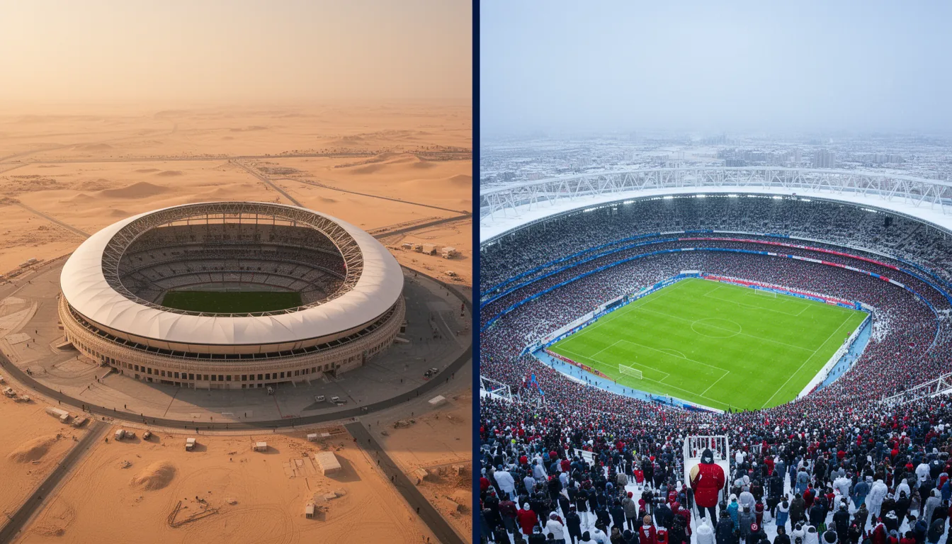 World Cup 2022 vs World Cup 2018 - so sánh